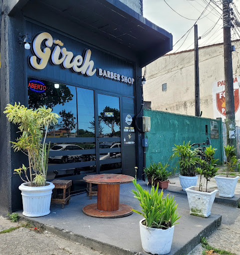 Ambiente da Gireh Barber Shop